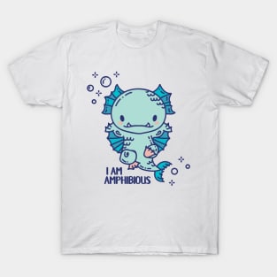 Cute Amphibious monster swimmer T-Shirt